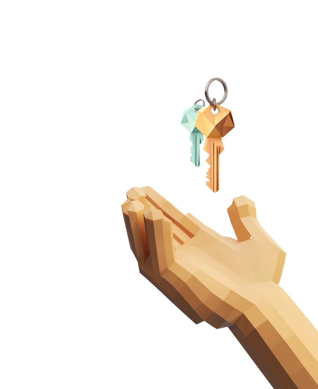 Hand Catching Keys
